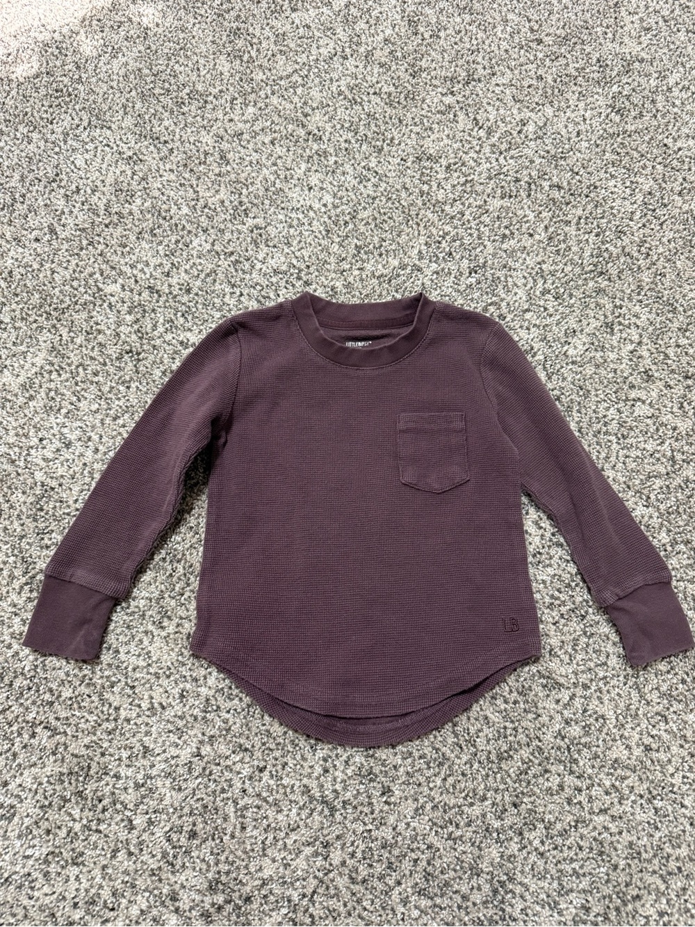 LITTLE BIPSY Long-Sleeve Waffle Pocket Shirt 18-24 Months